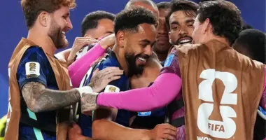 Imagem ilustrativa da imagem Matheus Cunha brilha, Brasil vence Haiti e desencanta na Copa do Mundo